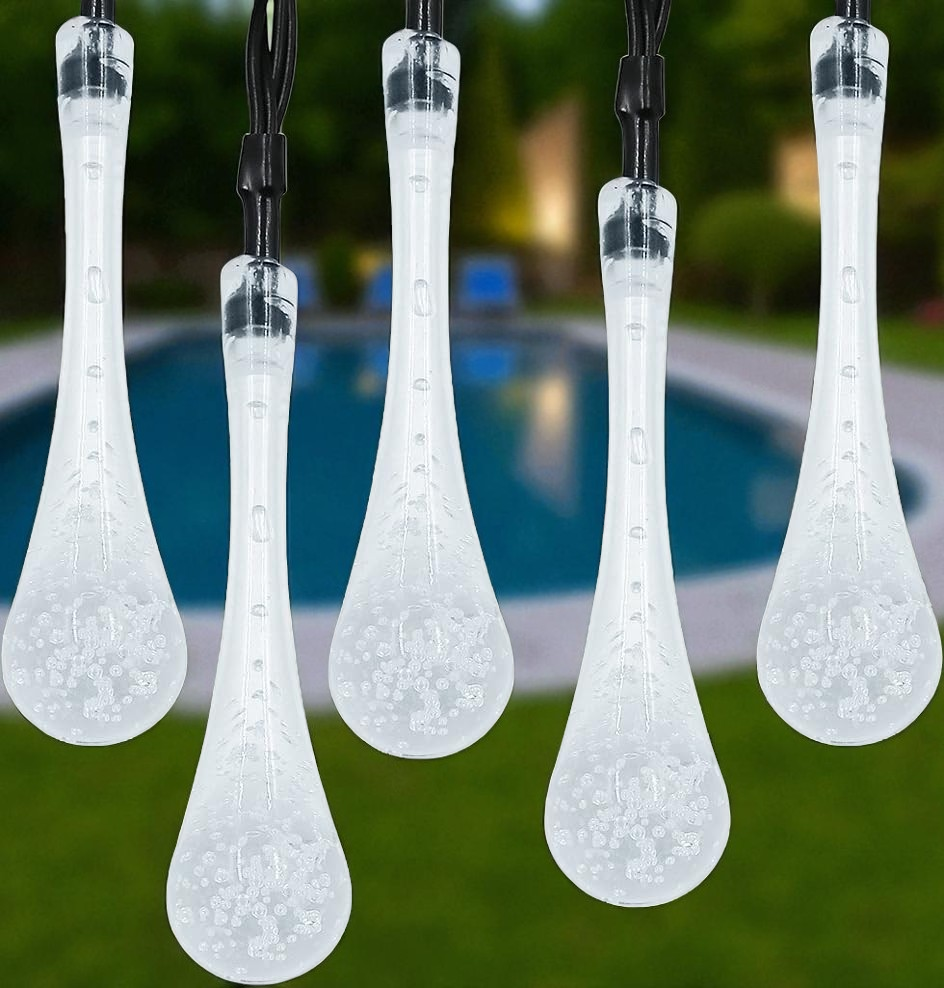 Luces Gota de Agua Solares