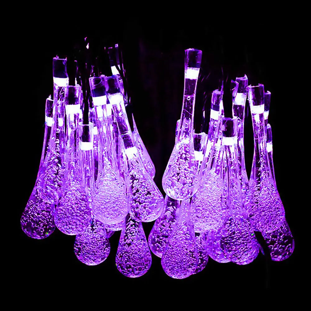 Luces Gota de Agua Solares