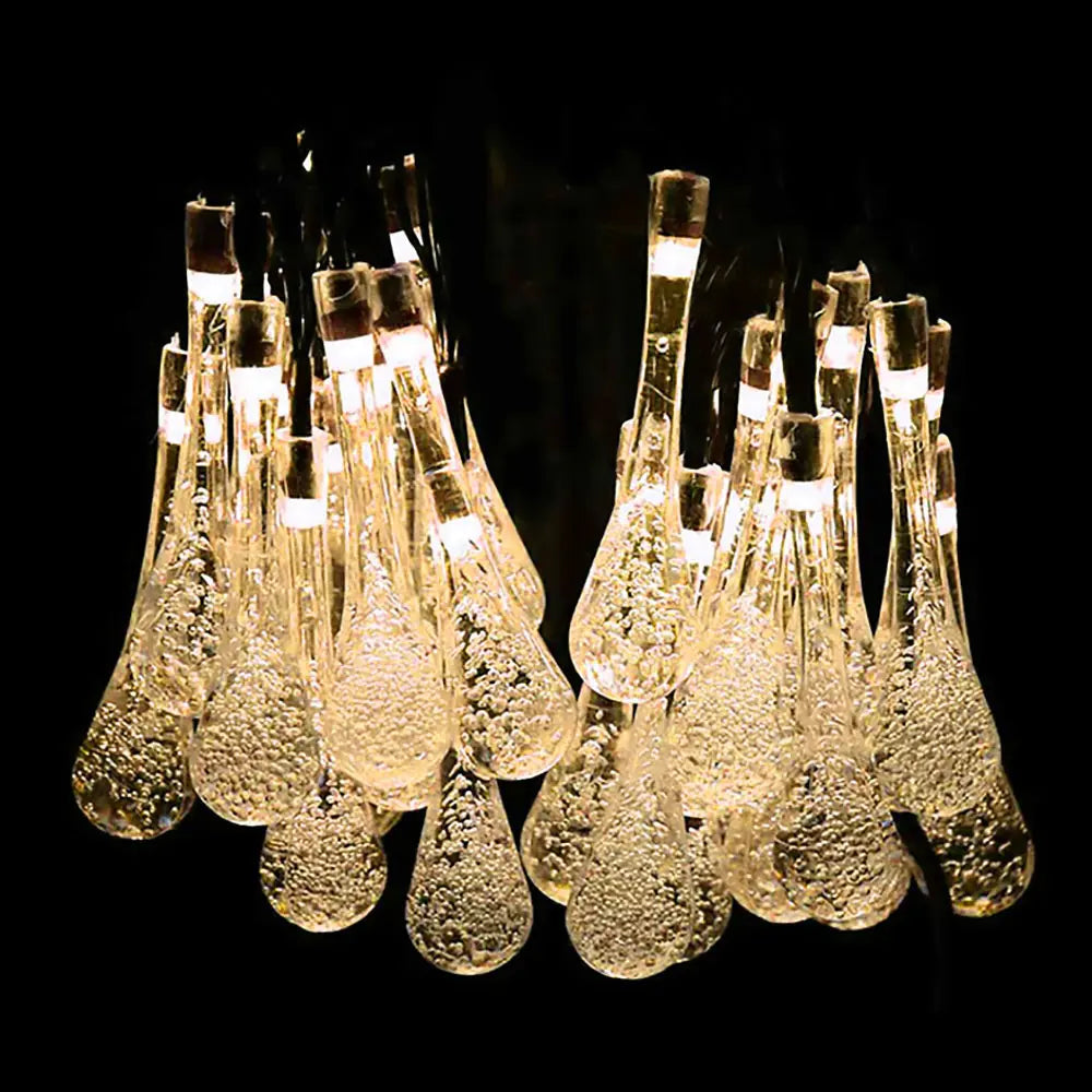 Luces Gota de Agua Solares