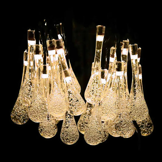 Luces Gota de Agua Solares