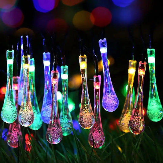 Luces Gota de Agua Solares
