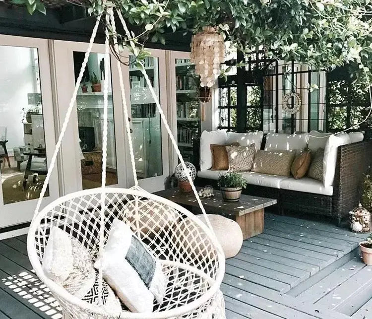 Cama de Columpio al Aire Libre